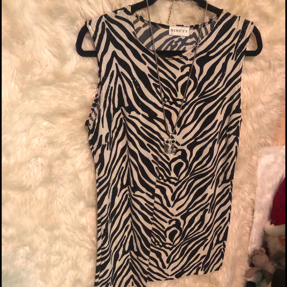 NINETY ZEBRA SHIMMERY MINI